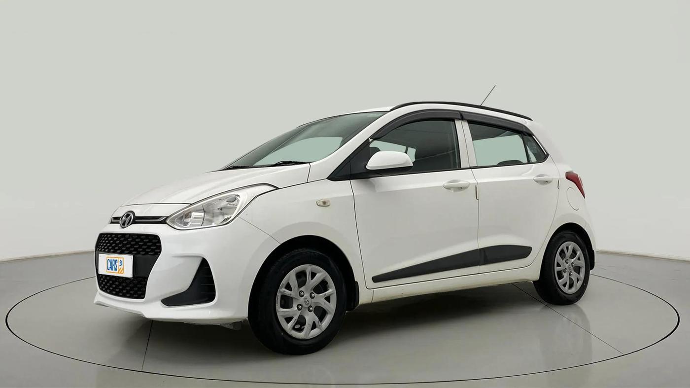 2019 Hyundai Grand i10 MAGNA 1.2 KAPPA VTVT, CNG, Manual, 76,866 km, Left Front Diagonal