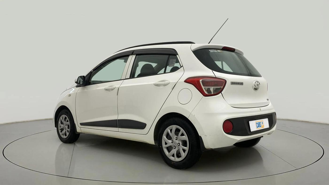 2019 Hyundai Grand i10 MAGNA 1.2 KAPPA VTVT, CNG, Manual, 76,866 km, Left Back Diagonal