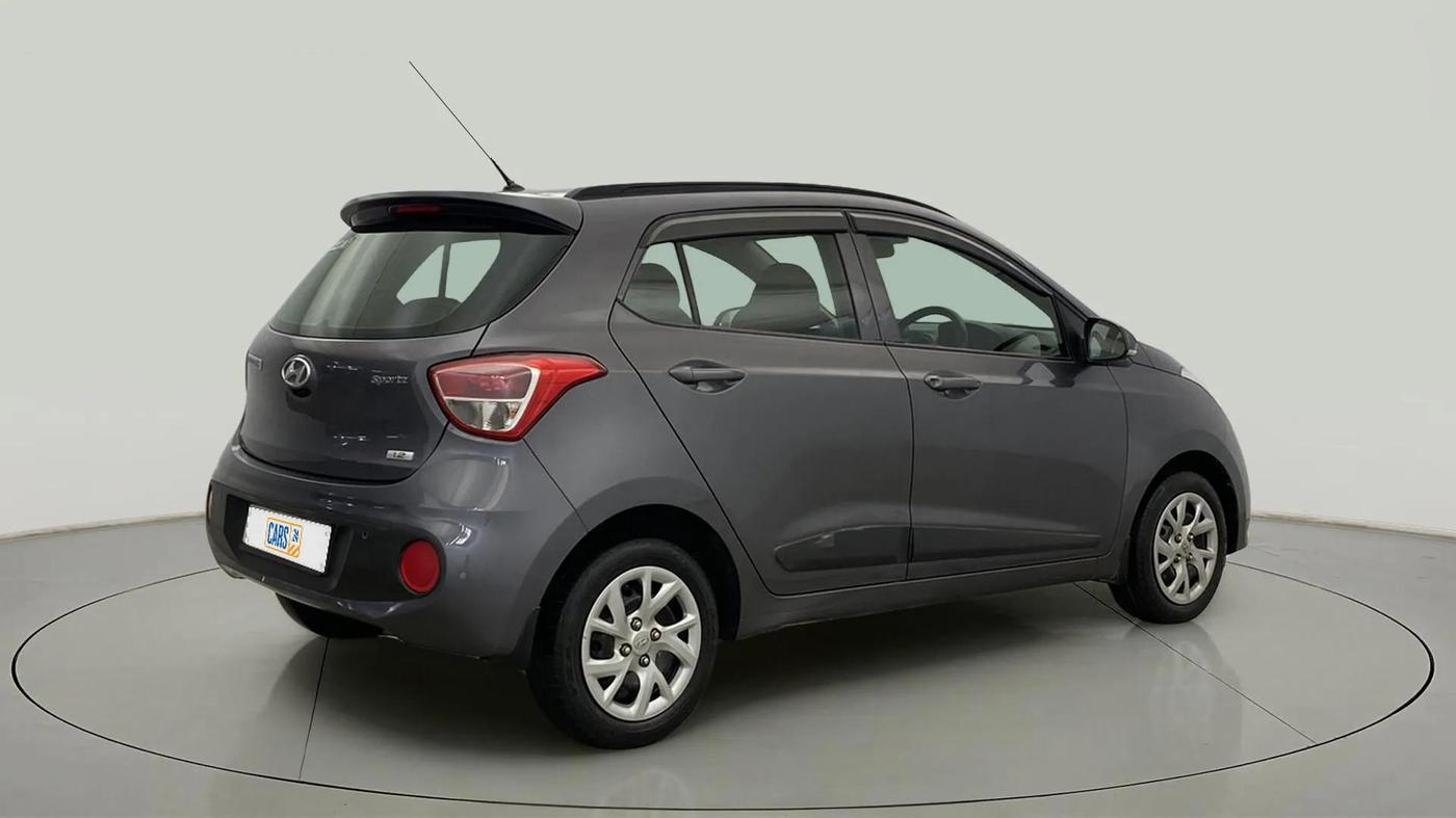 2019 Hyundai Grand i10 SPORTZ 1.2 KAPPA VTVT, Petrol, Manual, 36,821 km, Right Back Diagonal