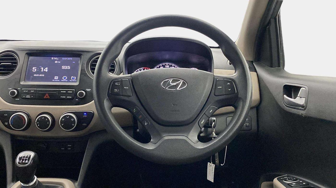 2019 Hyundai Grand i10 SPORTZ 1.2 KAPPA VTVT, Petrol, Manual, 36,821 km, Steering Wheel Close Up