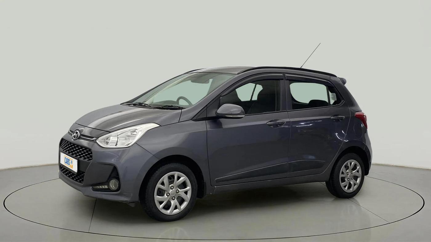2019 Hyundai Grand i10 SPORTZ 1.2 KAPPA VTVT, Petrol, Manual, 36,821 km, Left Front Diagonal