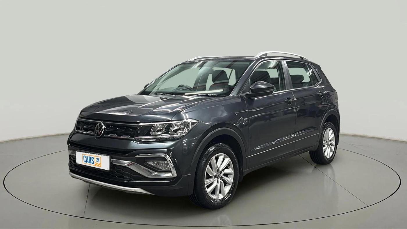 2022 Volkswagen TAIGUN HIGHLINE 1.0 TSI MT, Petrol, Manual, 38,586 km, Left Front Diagonal