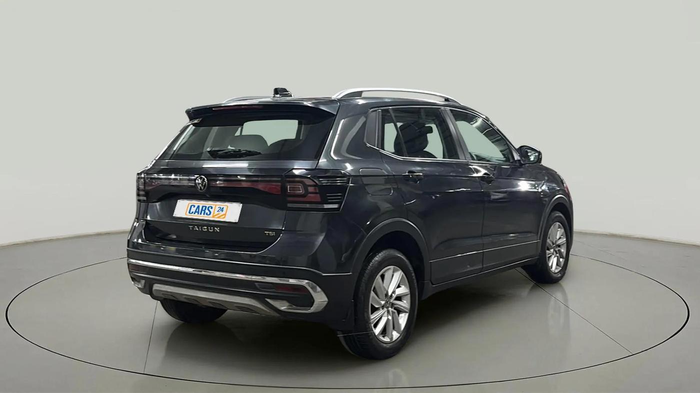 2022 Volkswagen TAIGUN HIGHLINE 1.0 TSI MT, Petrol, Manual, 38,586 km, Right Back Diagonal