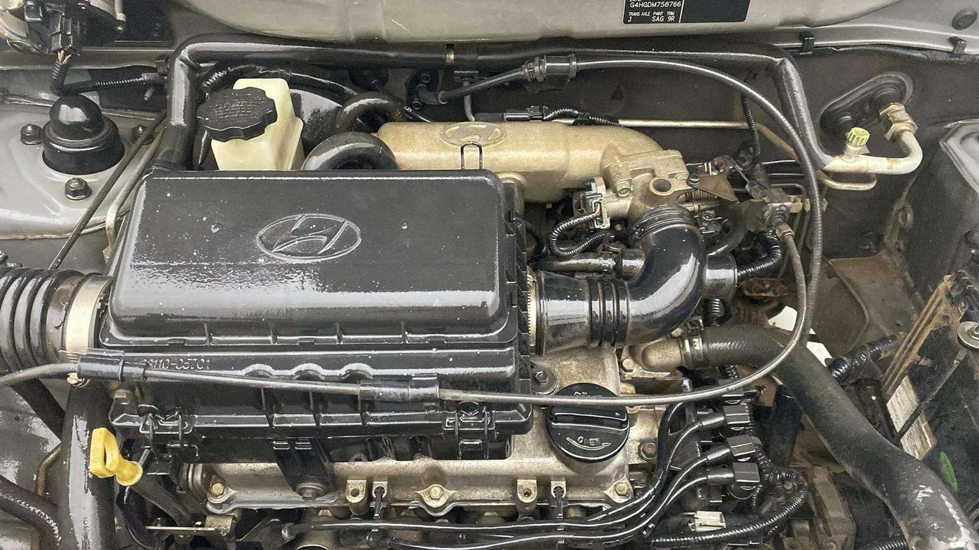 2013 Hyundai Santro Xing GLS, Petrol, Manual, 65,670 km, Engine View