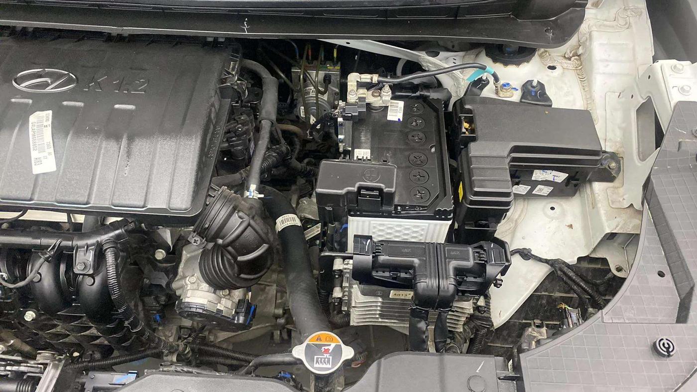 2023 Hyundai EXTER  SX 1.2 AMT, Petrol, Automatic, 6,407 km, Engine View - Left