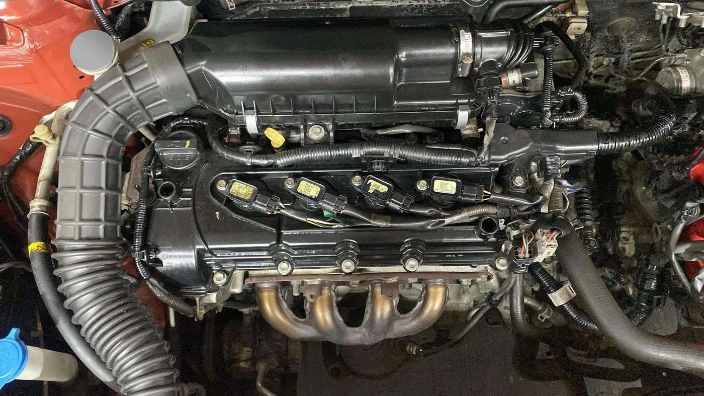 2019 Toyota Glanza V CVT, Petrol, Automatic, 40,957 km, Engine View