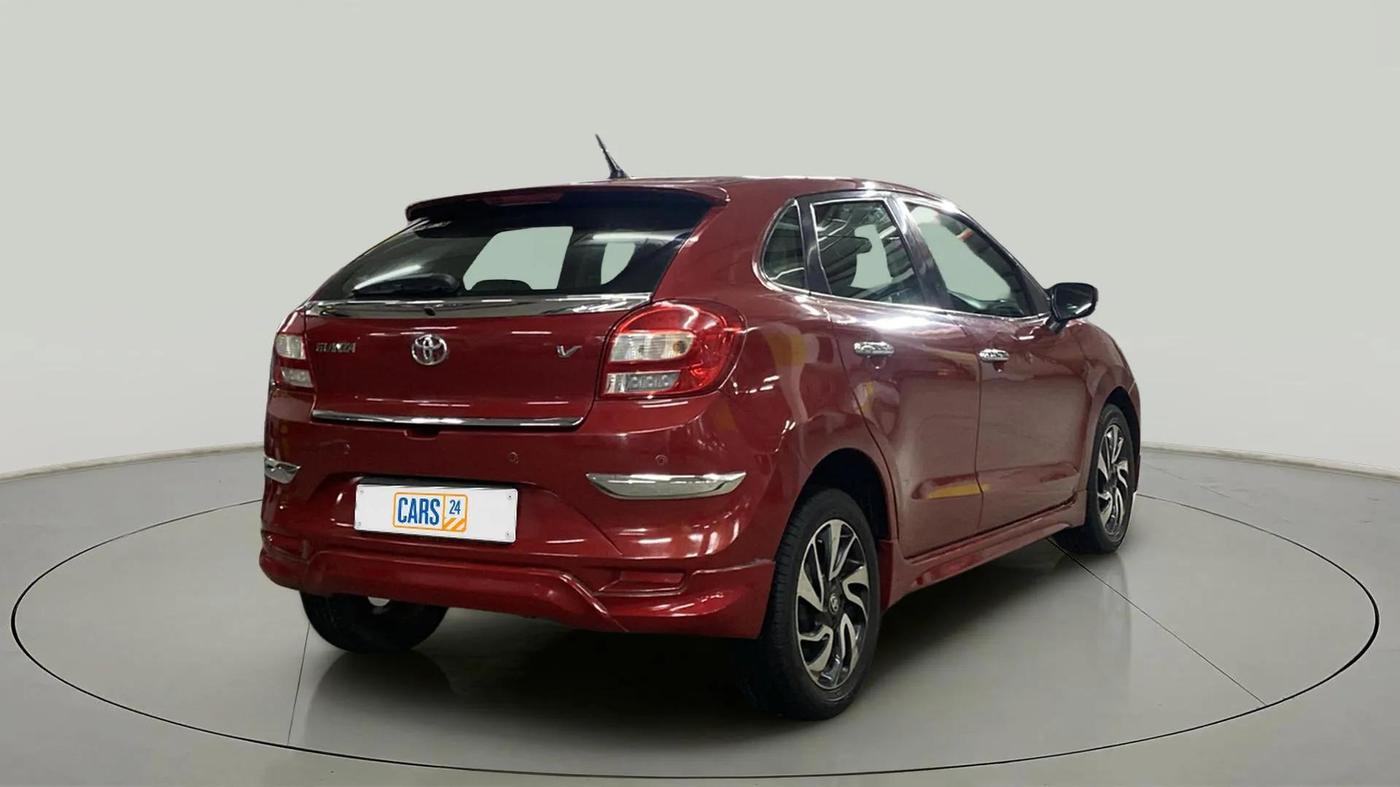 2019 Toyota Glanza V CVT, Petrol, Automatic, 40,957 km, Right Back Diagonal
