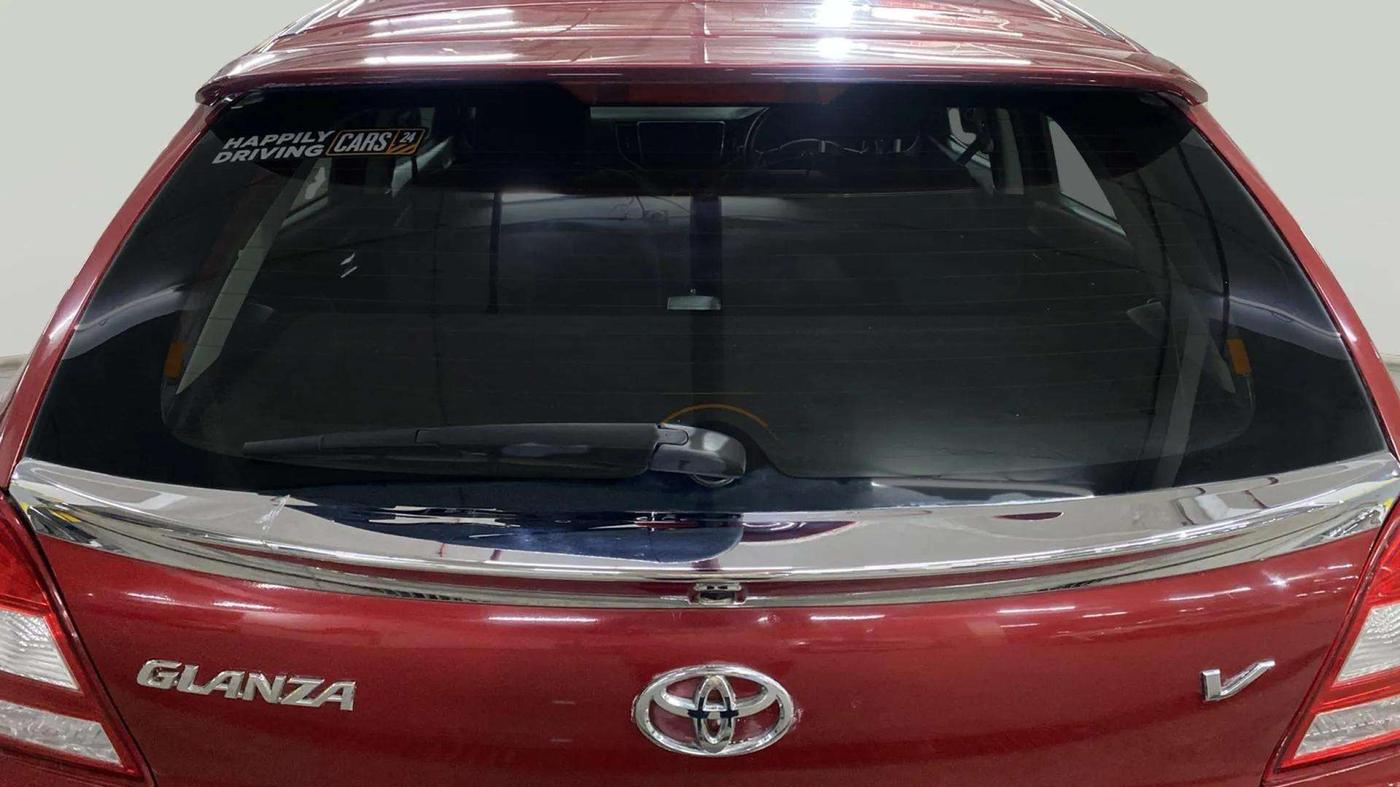2019 Toyota Glanza V CVT, Petrol, Automatic, 40,957 km, Rear Windshield