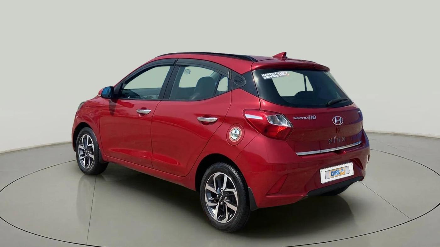 2021 Hyundai GRAND I10 NIOS ASTA AMT 1.2 KAPPA VTVT, Petrol, Automatic, 67,282 km, Left Back Diagonal