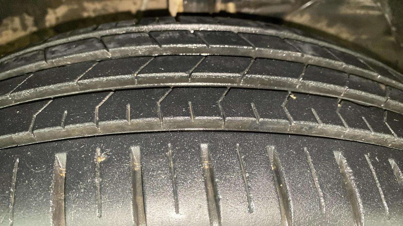 2022 Maruti Baleno DELTA PETROL 1.2, Petrol, Manual, 18,000 km, Right Front Tyre Tread