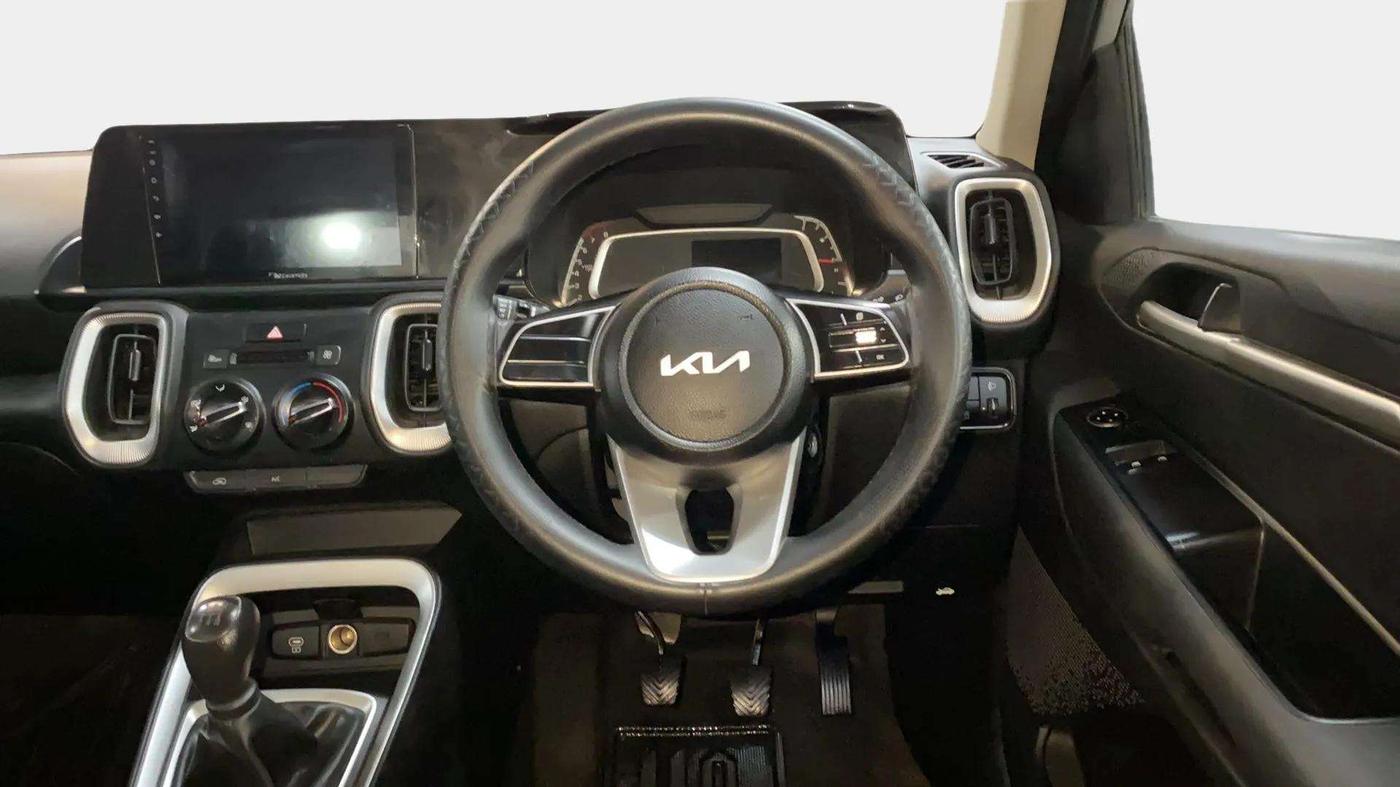 2024 KIA SONET HTE 1.2, Petrol, Manual, 17,211 km, Steering Wheel Close Up