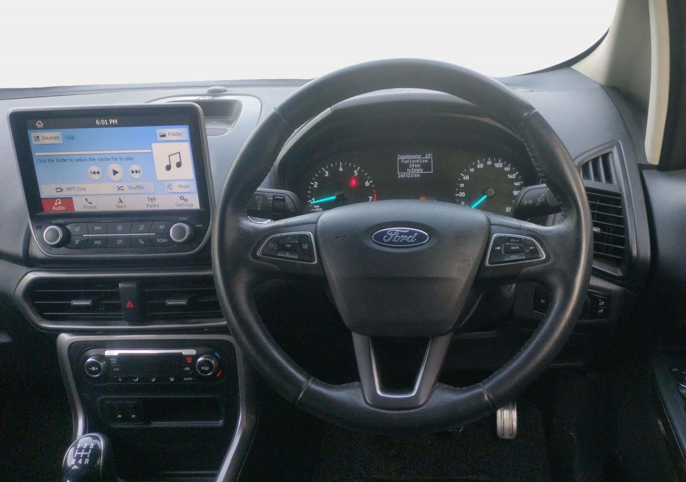 2019 Ford Ecosport TITANIUM 1.5L PETROL, Petrol, Manual, 24,411 km, Steering Wheel Close Up