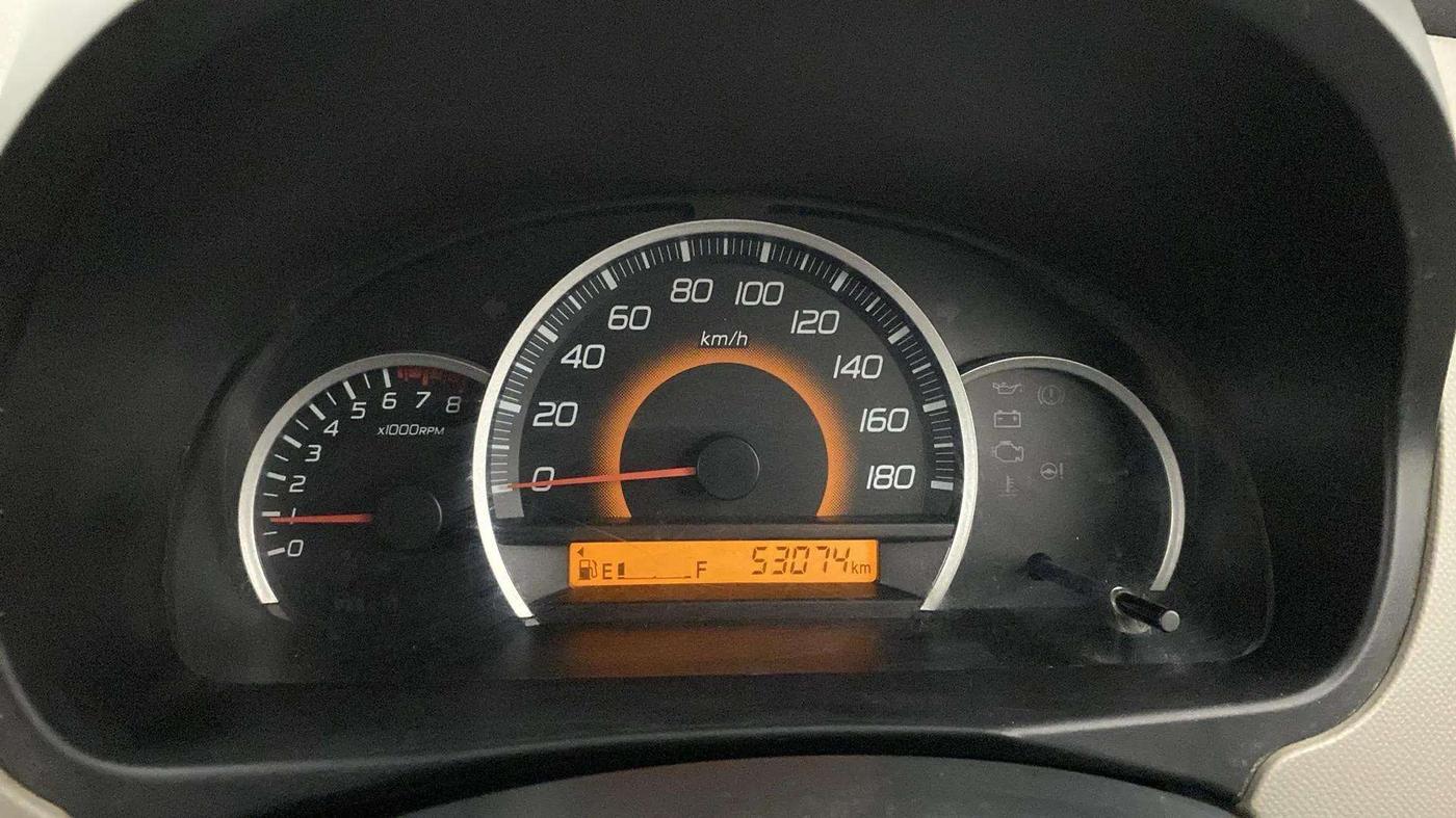 2015 Maruti Wagon R 1.0 VXI, Petrol, Manual, 53,176 km, Odometer Image