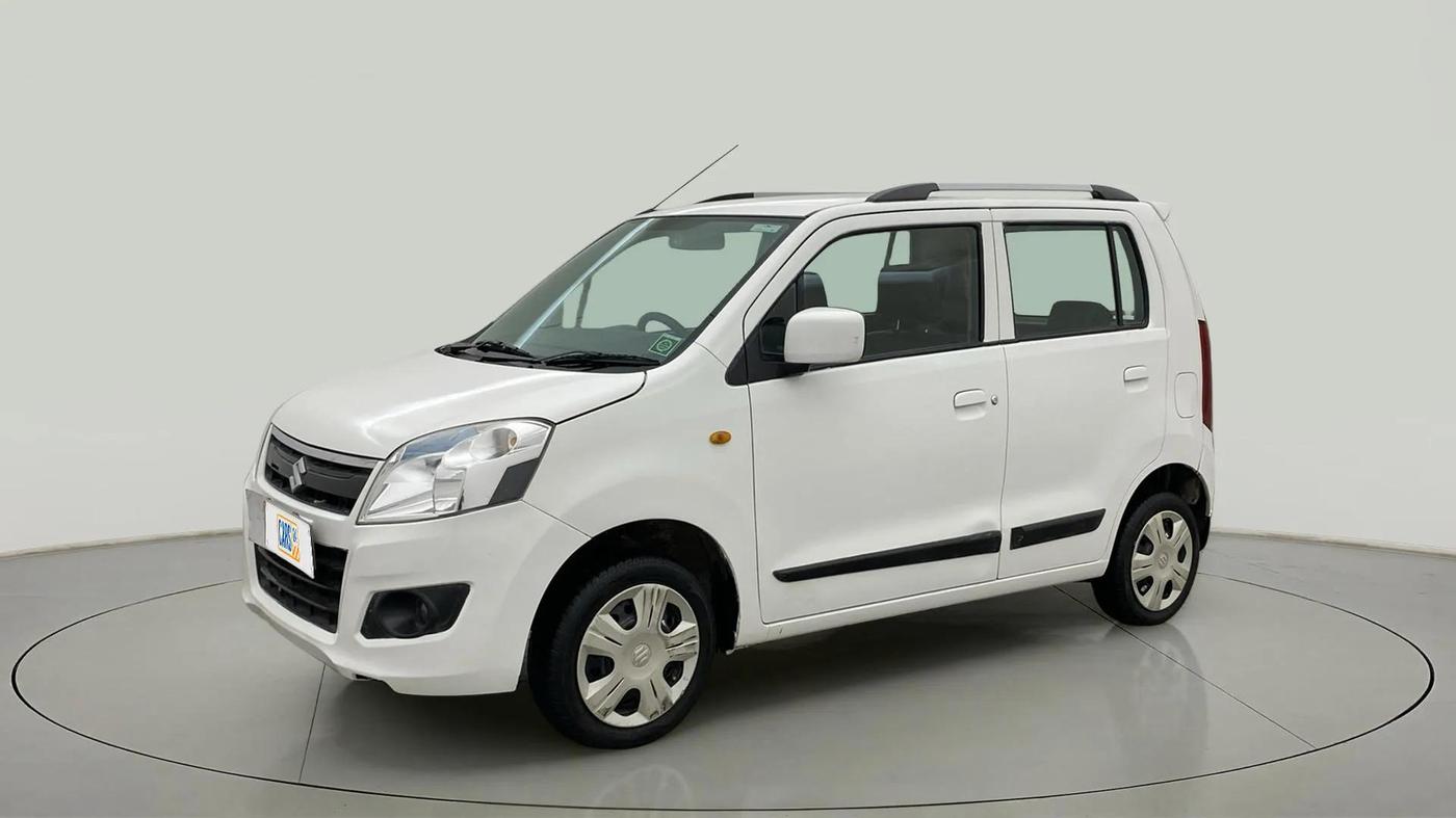 2015 Maruti Wagon R 1.0 VXI, Petrol, Manual, 53,176 km, Left Front Diagonal
