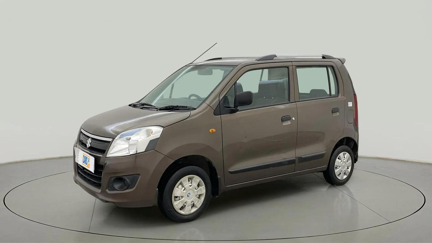 2014 Maruti Wagon R 1.0 LXI CNG, CNG, Manual, 71,798 km, Left Front Diagonal