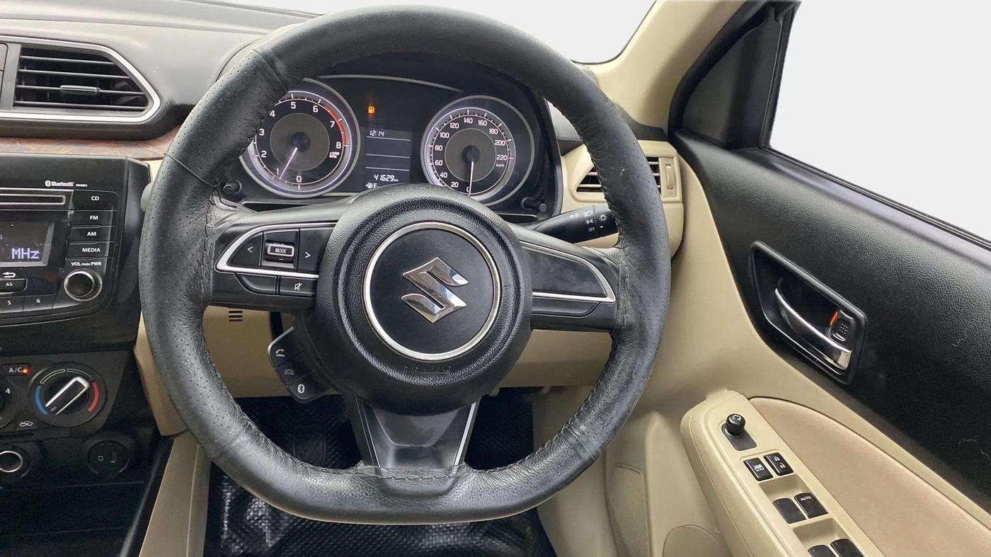 2018 Maruti Dzire VXI, Petrol, Manual, 41,635 km, Steering Wheel Close Up