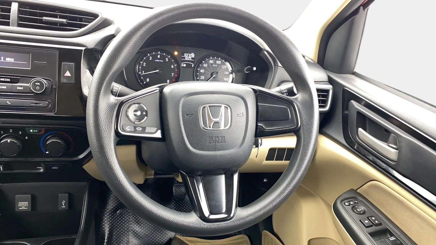 2021 Honda Amaze 1.2L I-VTEC S, Petrol, Manual, 37,309 km, Steering Wheel Close Up