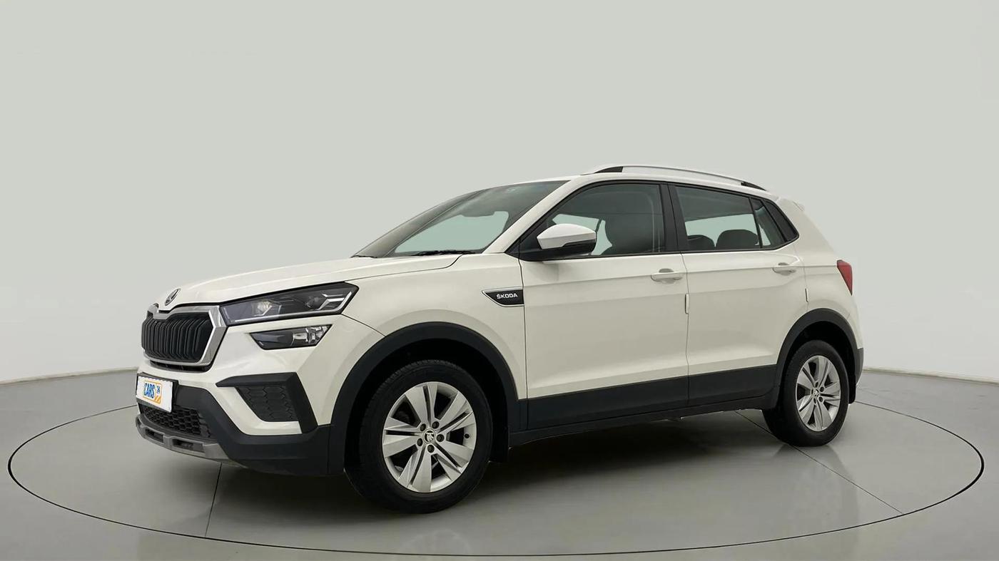 2021 Skoda KUSHAQ AMBITION 1.0L TSI AT, Petrol, Automatic, 65,704 km, Left Front Diagonal