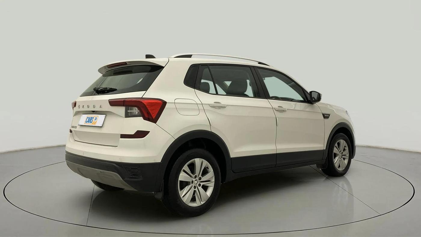 2021 Skoda KUSHAQ AMBITION 1.0L TSI AT, Petrol, Automatic, 65,704 km, Right Back Diagonal