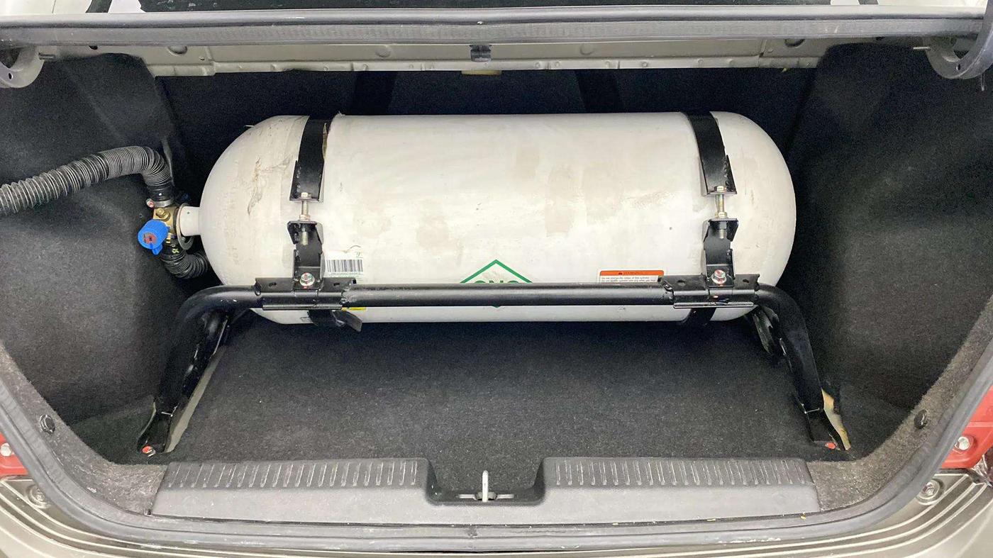 2022 Maruti Dzire VXI CNG, CNG, Manual, 40,265 km, Boot Inside
