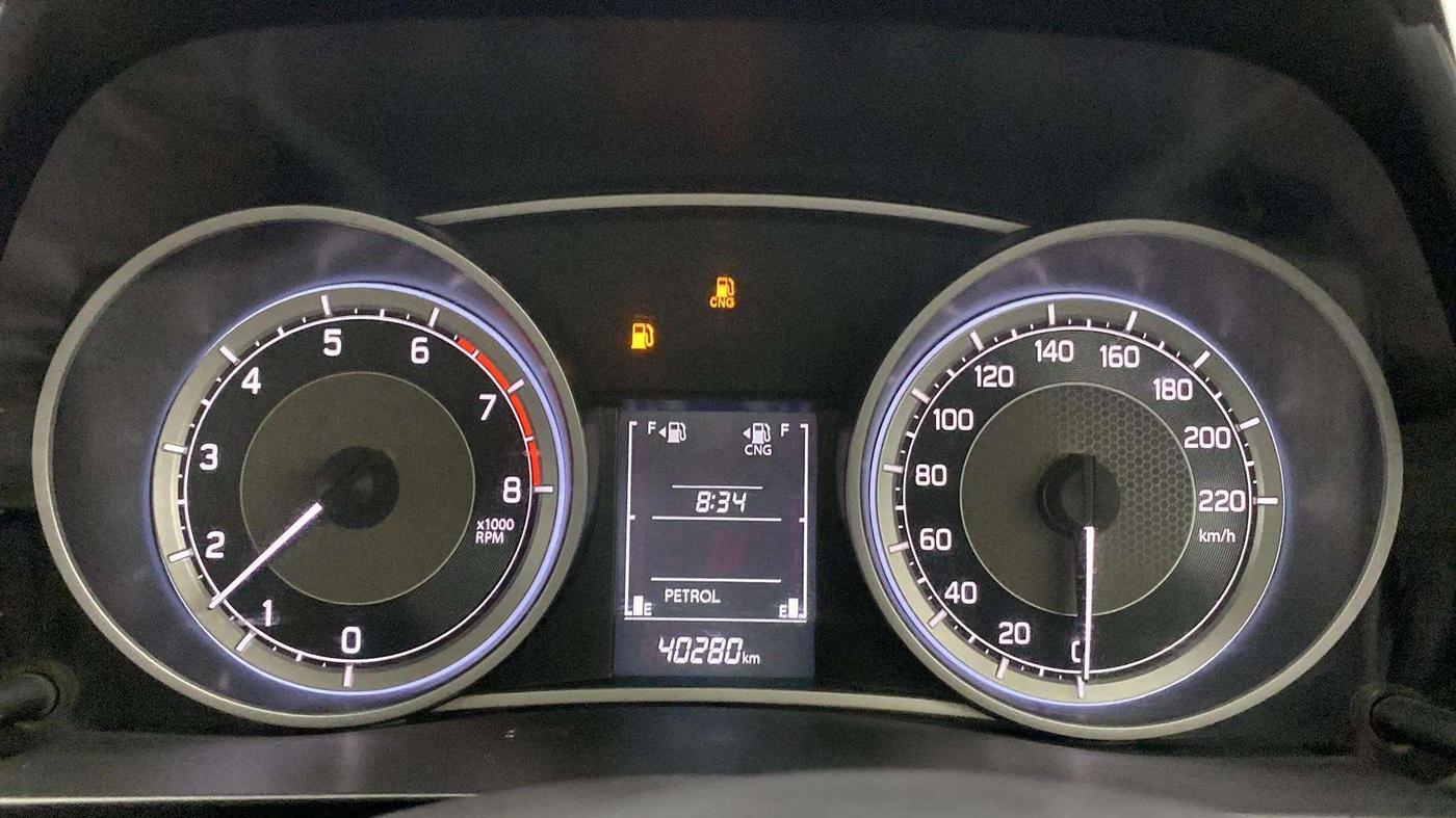 2022 Maruti Dzire VXI CNG, CNG, Manual, 40,265 km, Odometer Image