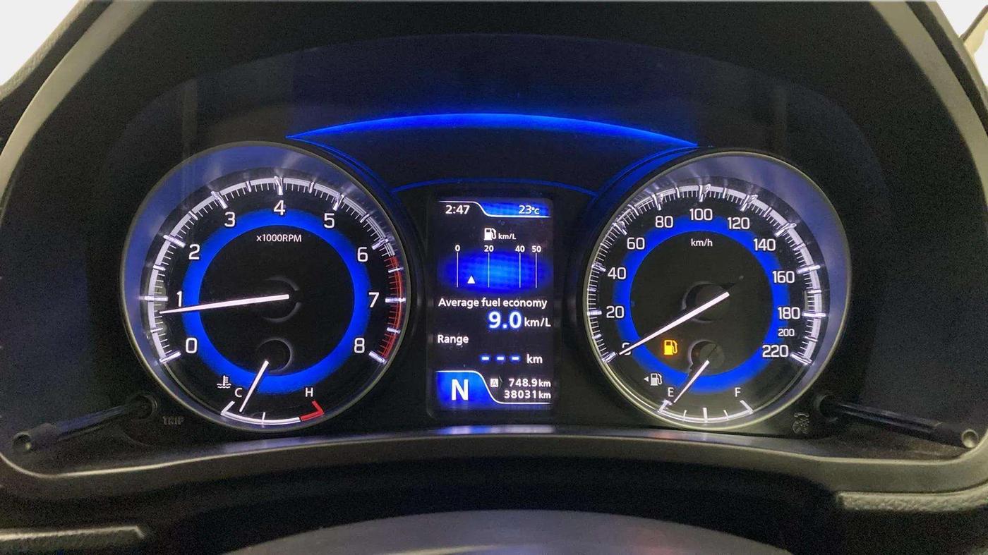 2019 Toyota Glanza V CVT, Petrol, Automatic, 37,994 km, Odometer Image