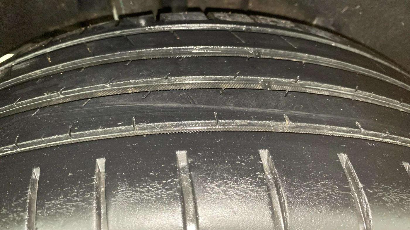 2019 Toyota Glanza V CVT, Petrol, Automatic, 37,994 km, Right Rear Tyre Tread