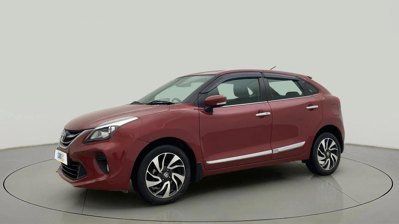 2019 Toyota Glanza V CVT, Petrol, Automatic, 37,994 km, Left Front Diagonal