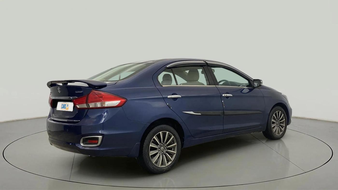 2018 Maruti Ciaz ALPHA 1.5 SHVS PETROL, Petrol, Manual, 64,988 km, Right Back Diagonal