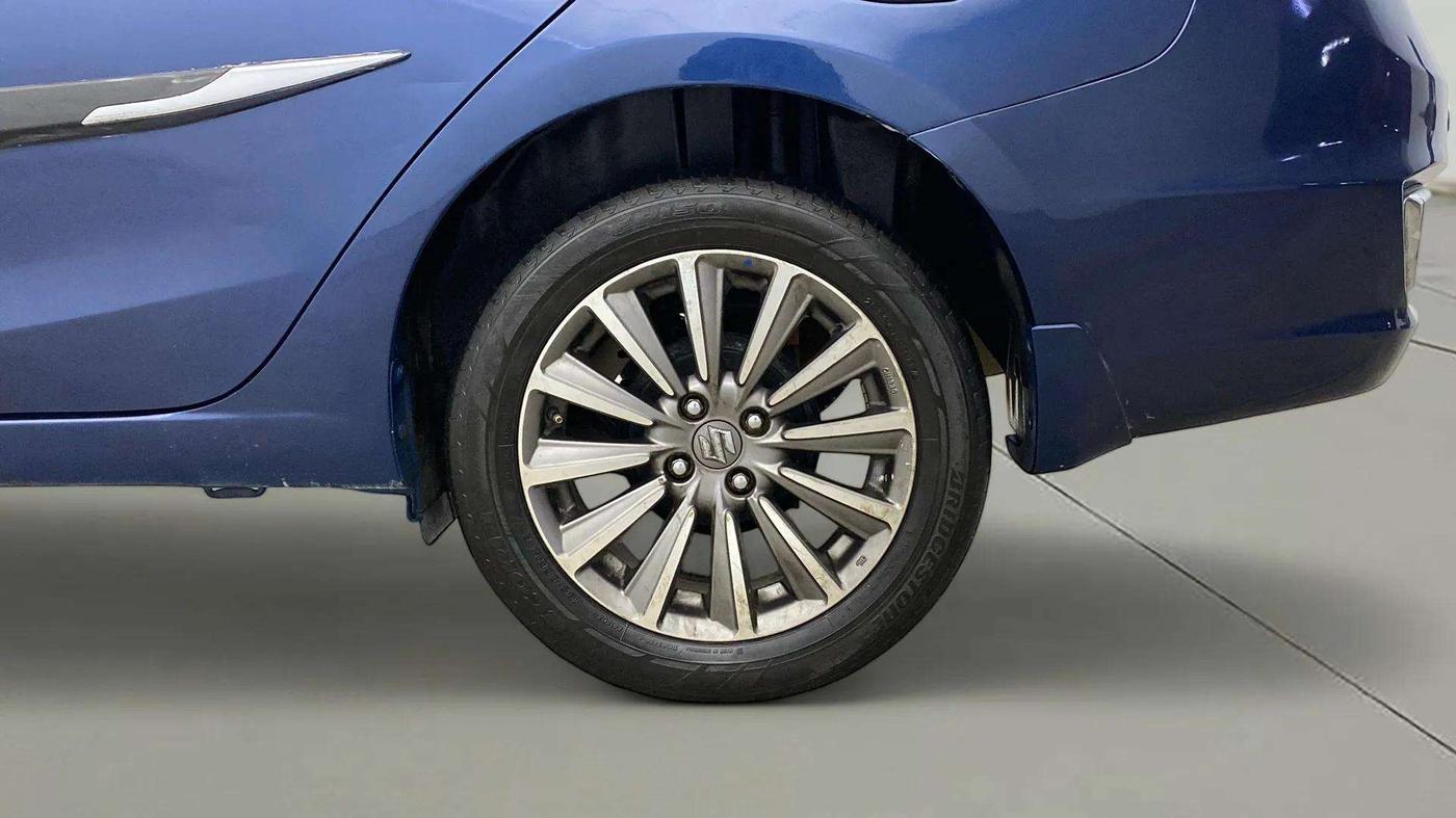 2018 Maruti Ciaz ALPHA 1.5 SHVS PETROL, Petrol, Manual, 64,988 km, Left Rear Wheel