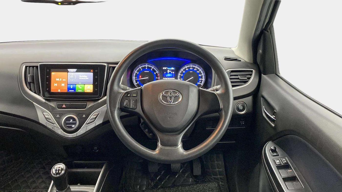 2021 Toyota Glanza G, Petrol, Manual, 45,466 km, Steering Wheel Close Up