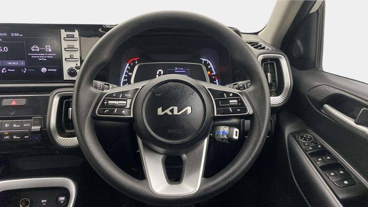 2022 KIA SONET HTK PLUS 1.2, Petrol, Manual, 22,071 km, Steering Wheel Close Up