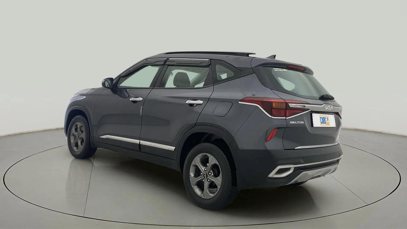 2021 KIA SELTOS HTK PLUS 1.5, Petrol, Manual, 28,505 km, Left Back Diagonal