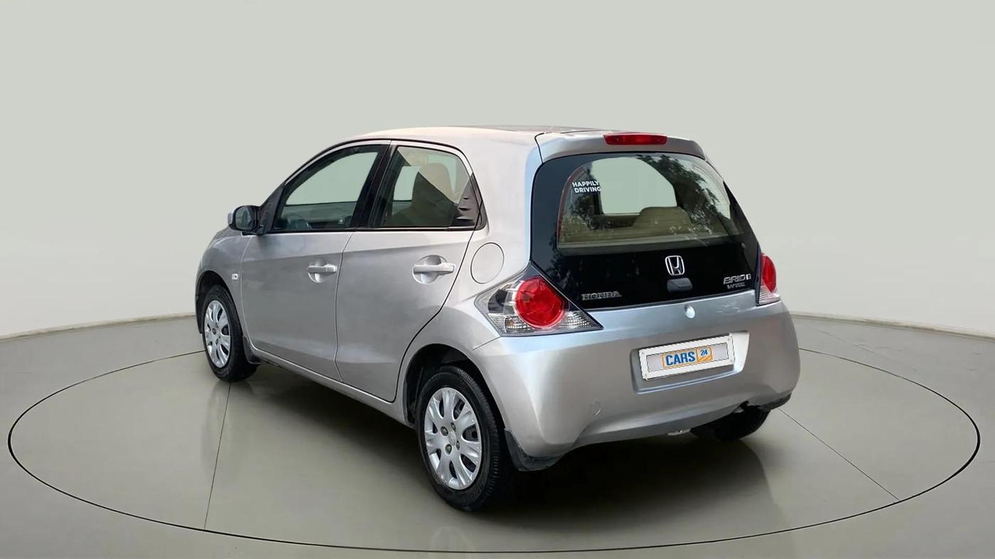 2014 Honda Brio S MT, Petrol, Manual, 64,730 km, Left Back Diagonal