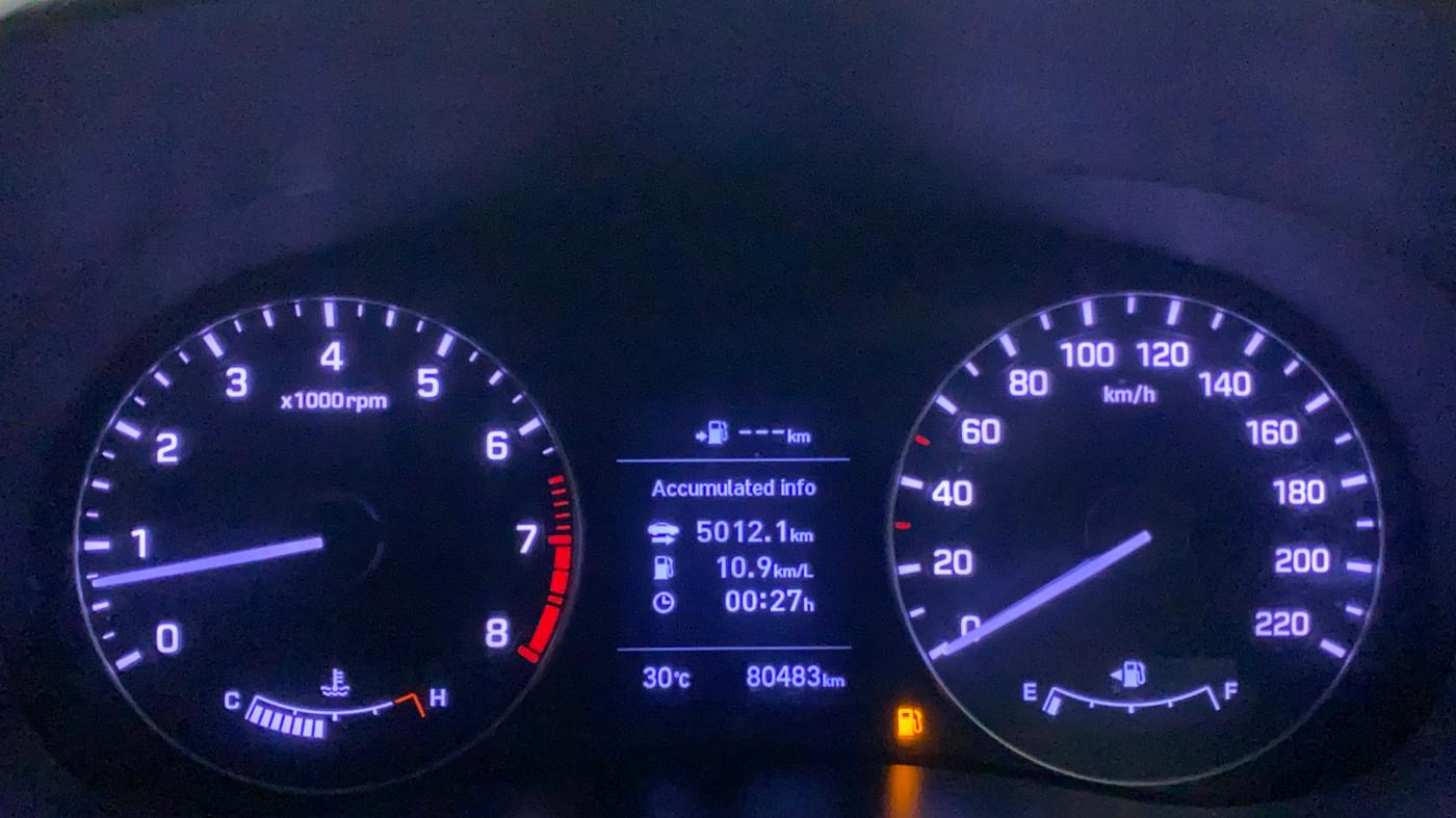 2018 Hyundai Creta SX (O) 1.6 PETROL, Petrol, Manual, 80,751 km, Odometer Image
