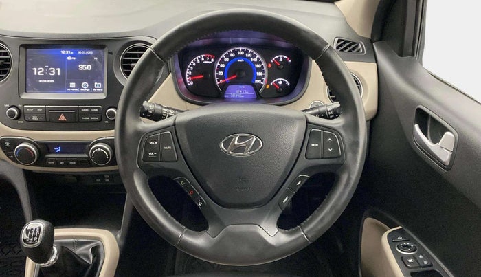 2017 Hyundai Grand i10 ASTA 1.2 KAPPA VTVT, Petrol, Manual, 38,369 km, Steering Wheel Close Up