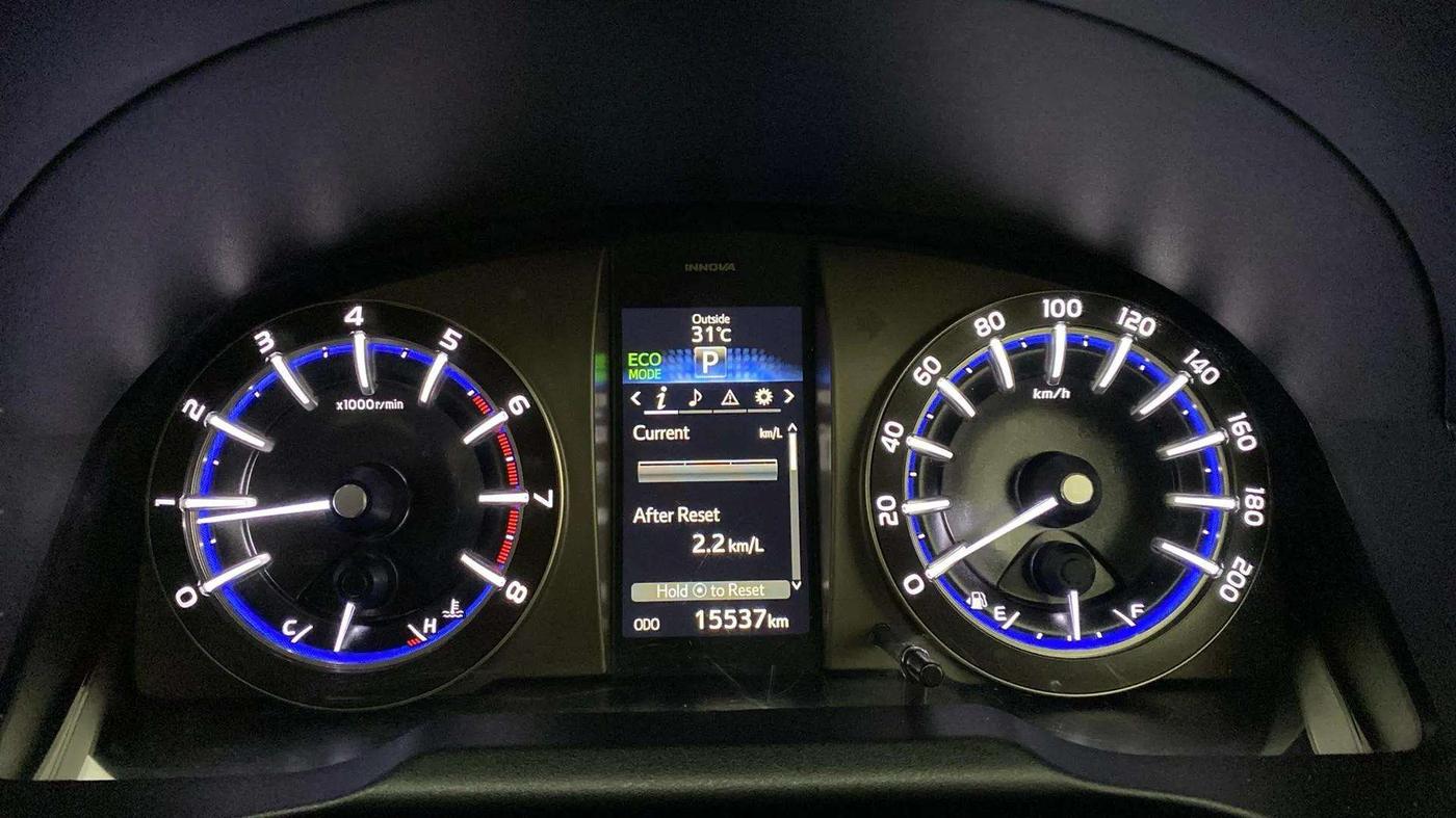 2022 Toyota Innova Crysta 2.7 ZX AT 7 STR, Petrol, Automatic, 16,009 km, Odometer Image