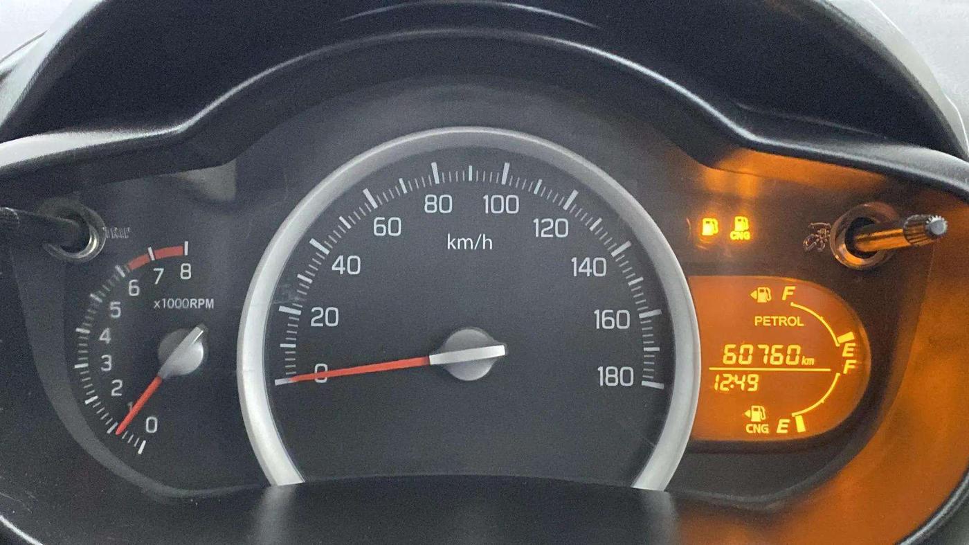 2018 Maruti Celerio VXI CNG, CNG, Manual, 60,812 km, Odometer Image