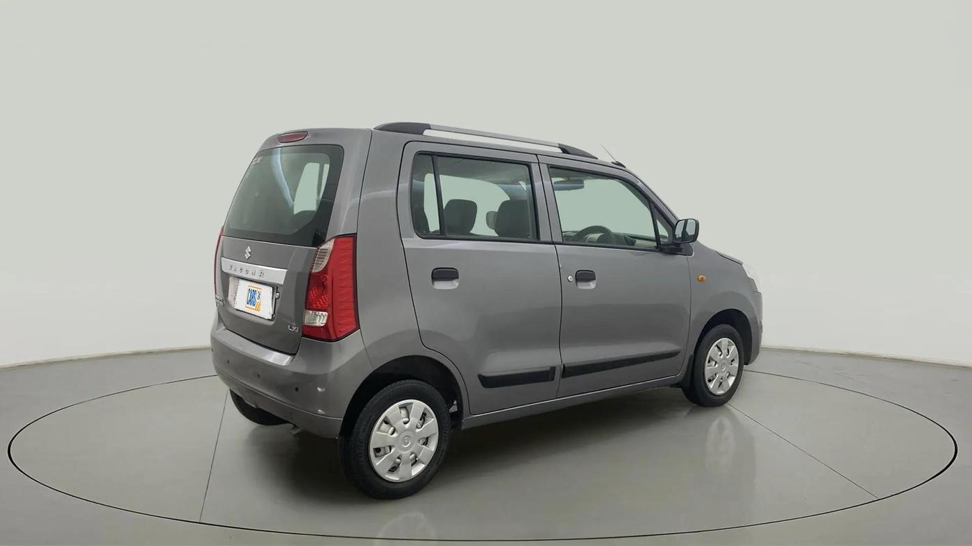 2017 Maruti Wagon R 1.0 LXI CNG, CNG, Manual, 60,071 km, Right Back Diagonal