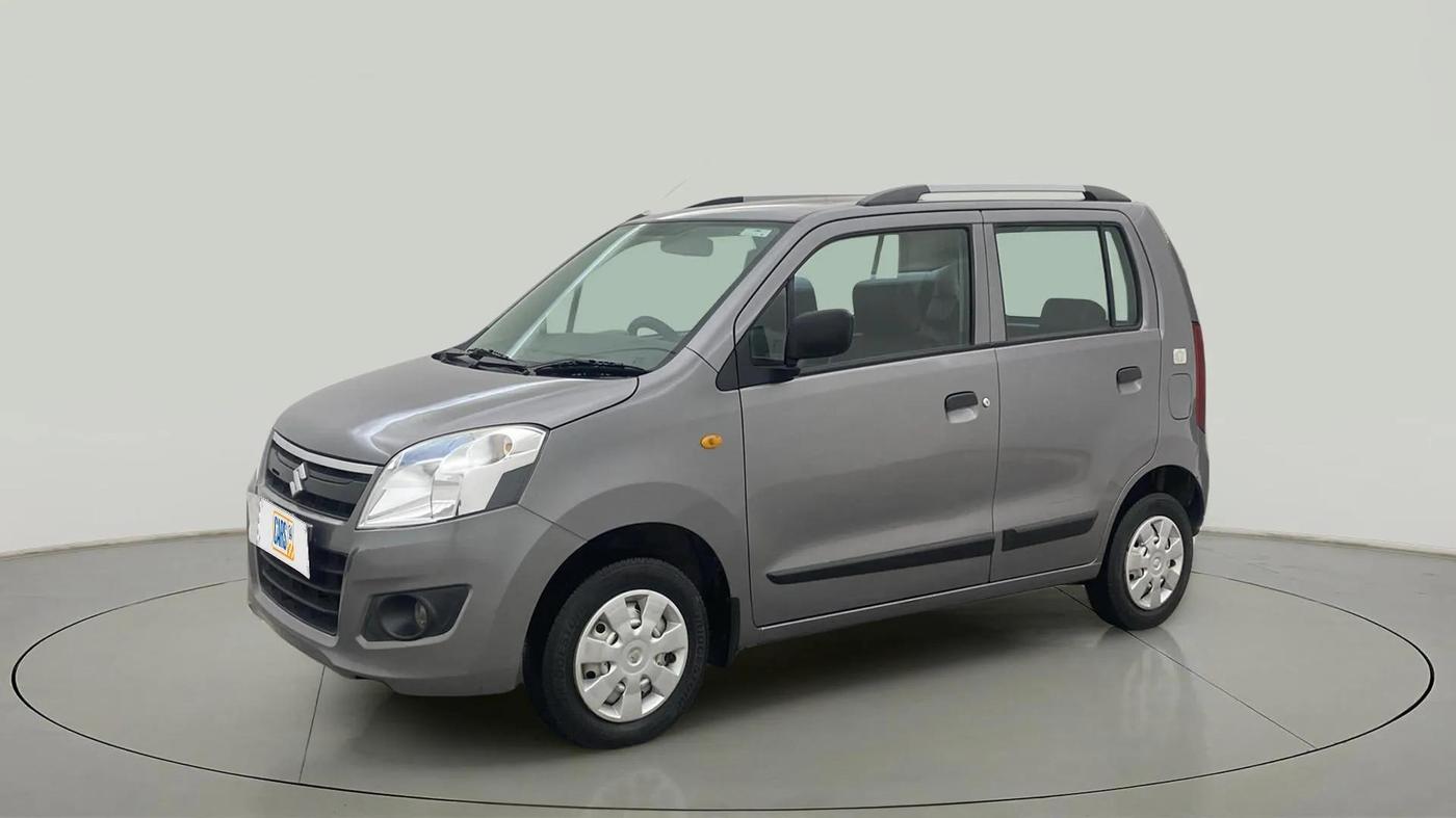 2017 Maruti Wagon R 1.0 LXI CNG, CNG, Manual, 60,071 km, Left Front Diagonal
