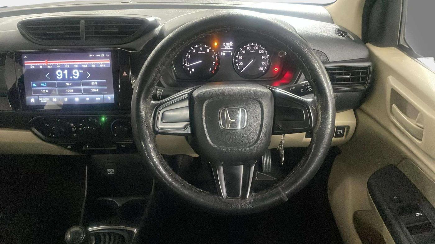 2019 Honda Amaze 1.2L I-VTEC E, Petrol, Manual, 19,674 km, Steering Wheel Close Up