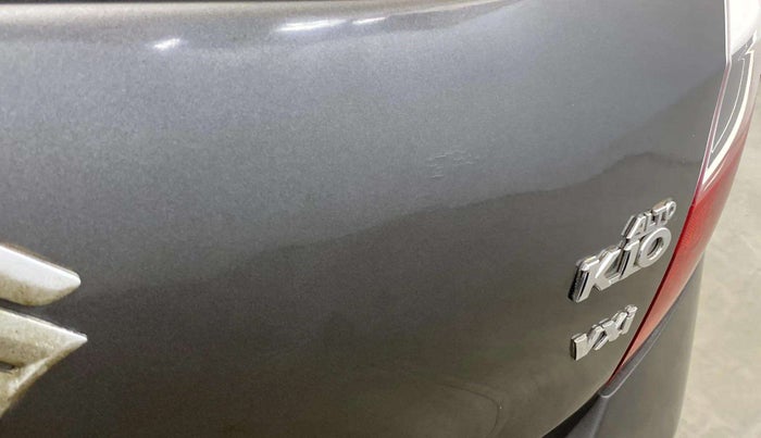 2015 Maruti Alto K10 VXI, Petrol, Manual, 51,780 km, Dicky (Boot door) - Minor scratches