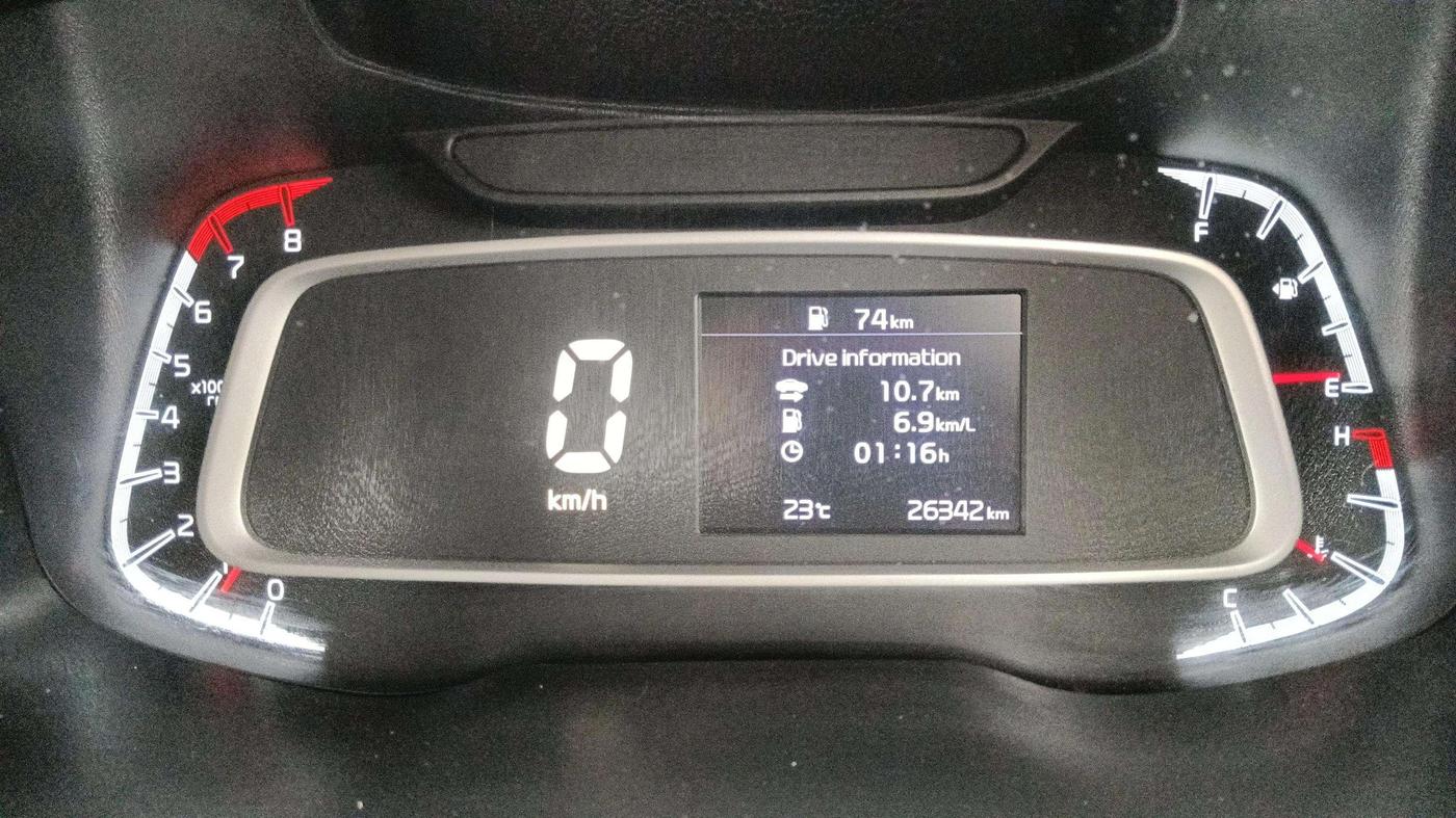 2022 KIA SONET HTK 1.2, Petrol, Manual, 26,331 km, Odometer Image
