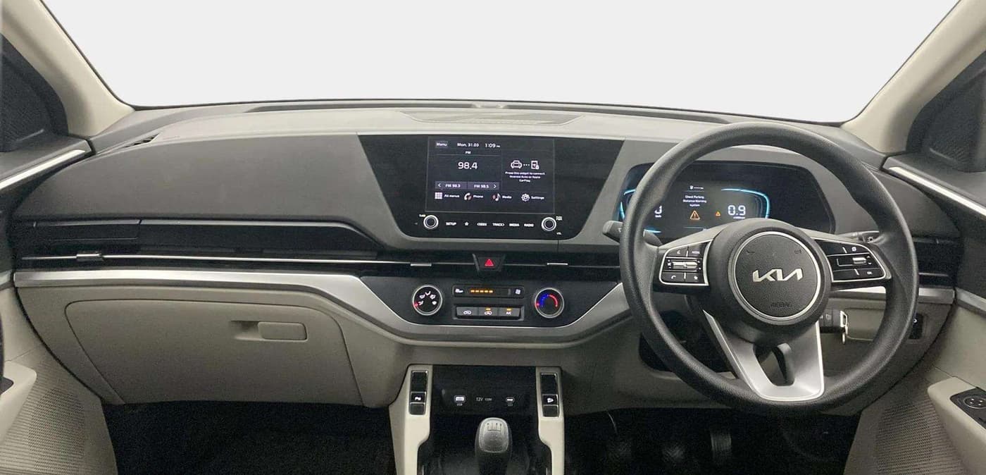 2023 KIA CARENS PRESTIGE 1.4 PETROL 7 STR, Petrol, Manual, 13,379 km, Dashboard