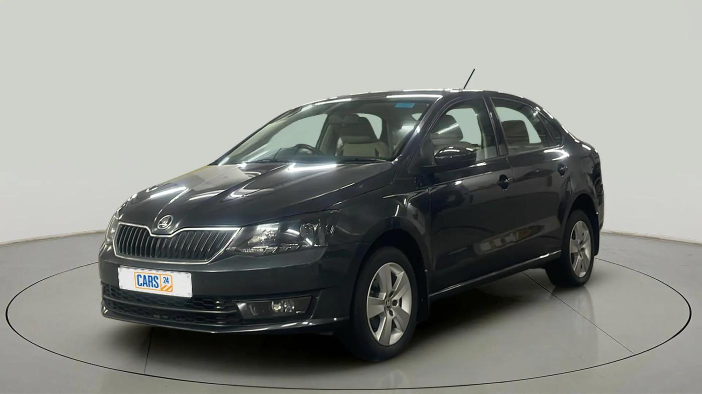 2021 Skoda Rapid 1.0 AMBITION TSI MT, Petrol, Manual, 26,839 km, Left Front Diagonal