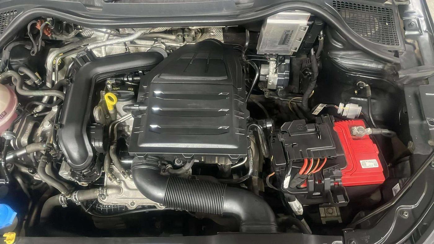 2021 Skoda Rapid 1.0 AMBITION TSI MT, Petrol, Manual, 26,839 km, Engine View - Left