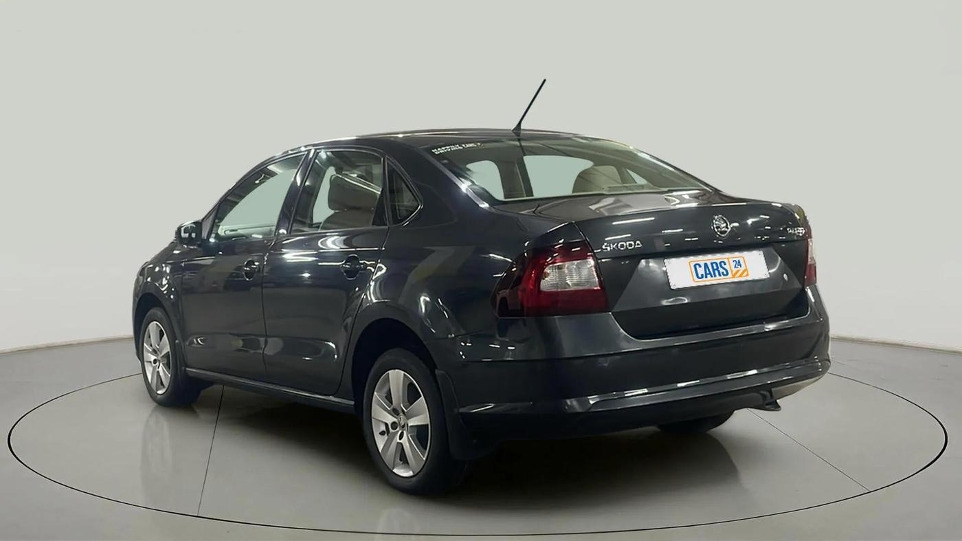 2021 Skoda Rapid 1.0 AMBITION TSI MT, Petrol, Manual, 26,839 km, Left Back Diagonal