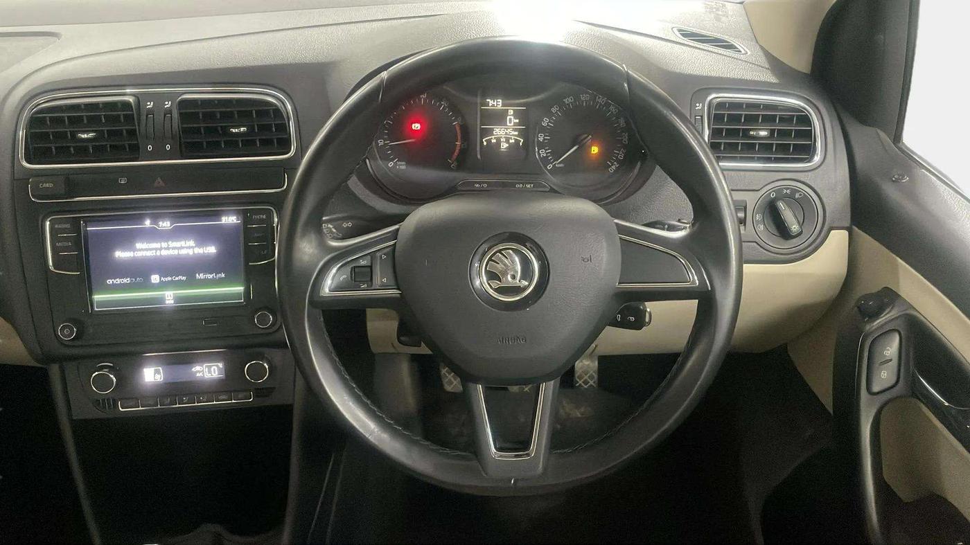2021 Skoda Rapid 1.0 AMBITION TSI MT, Petrol, Manual, 26,839 km, Steering Wheel Close Up