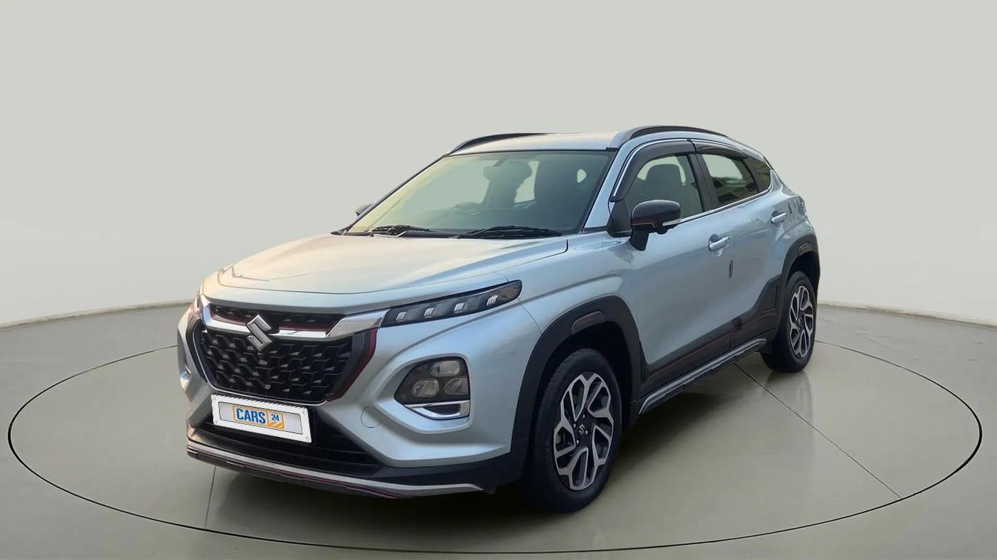 2023 Maruti FRONX ALPHA 1.0 TURBO MT, Petrol, Manual, 15,727 km, Left Front Diagonal