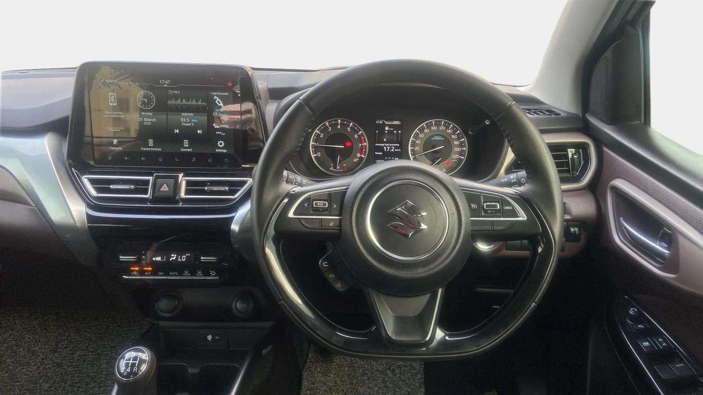 2023 Maruti FRONX ALPHA 1.0 TURBO MT, Petrol, Manual, 15,727 km, Steering Wheel Close Up